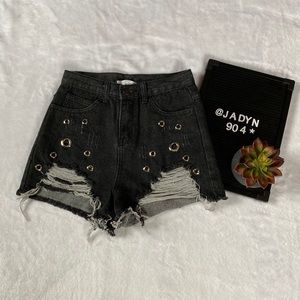 Emory Park Distressed Denim Shorts